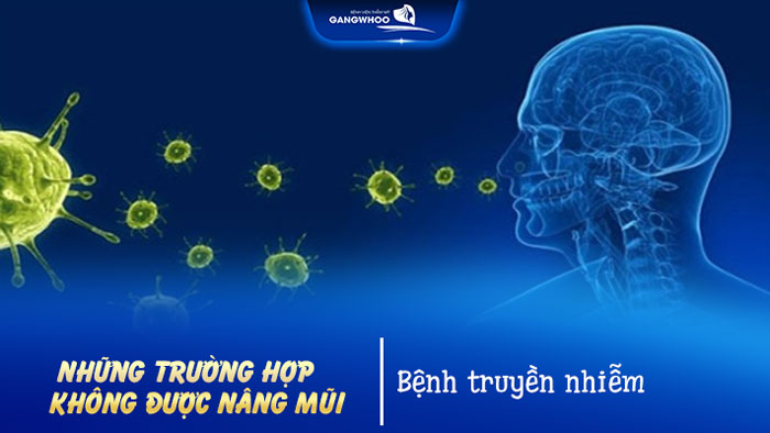 Những trường hợp không được nâng mũi