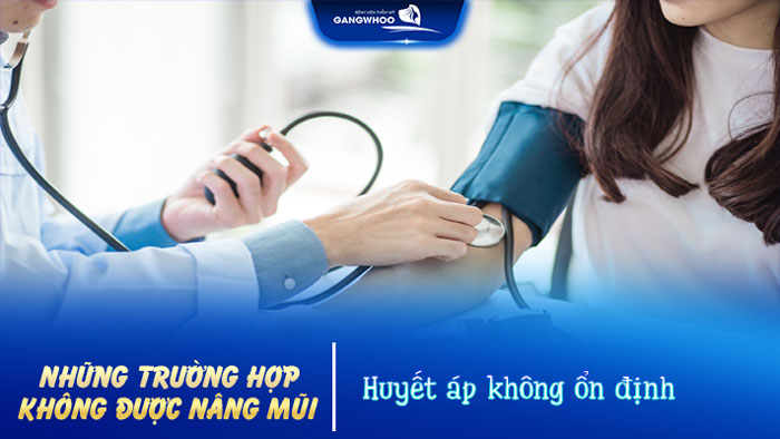 Những trường hợp không được nâng mũi