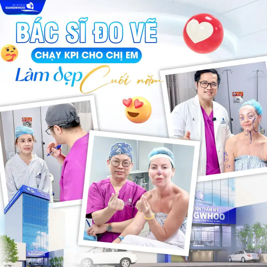 Quy trình phẩu thuật nâng mũi cấu trúc 3D tại Bệnh Viện Thẩm Mỹ Gangwhoo